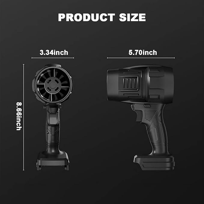 Blower Turbo Fan with 4000mah Large Battery