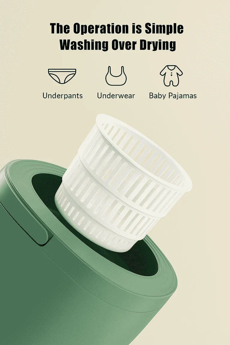 Compact Laundry Solution for Home, Travel & Dorms