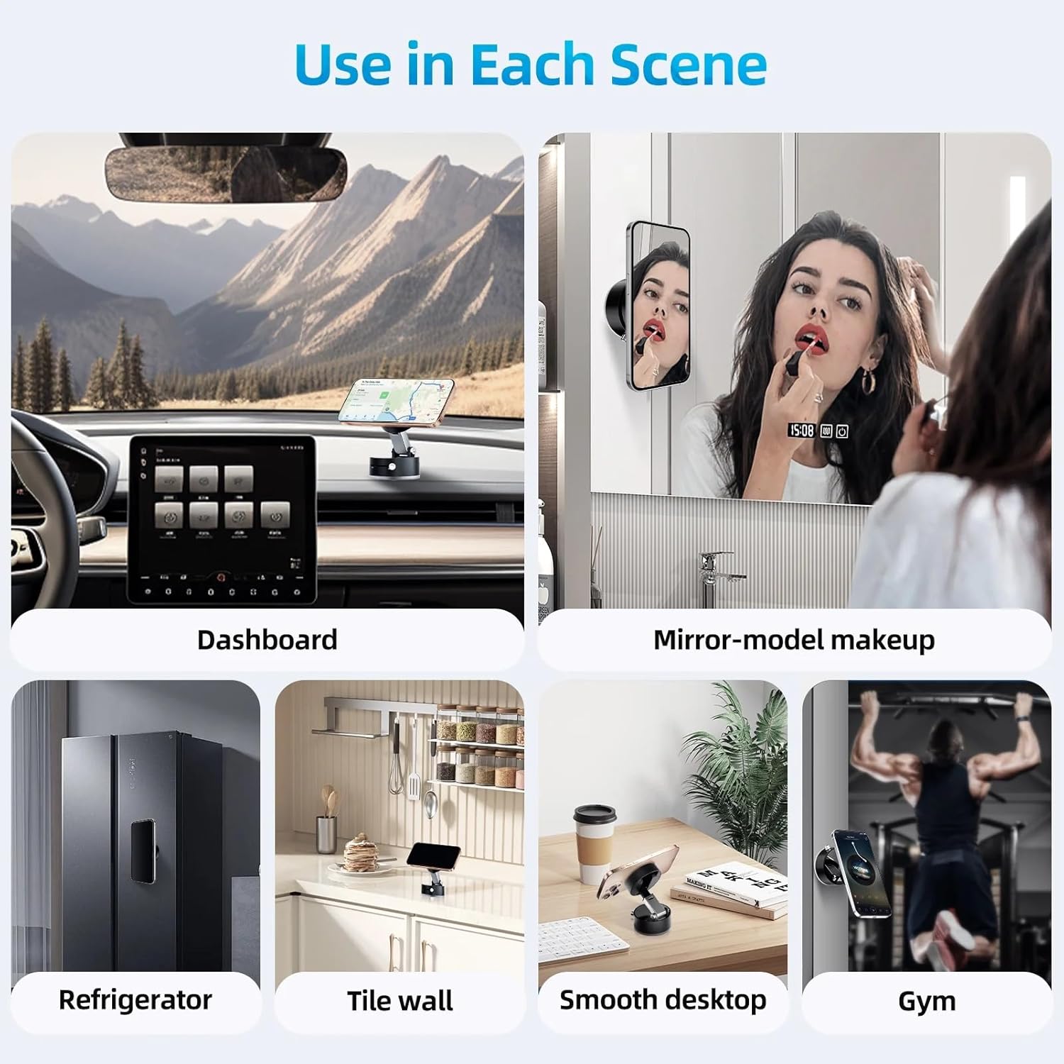 ™Strong Magnetic Rotation Height Adjustable Car Phone Holder
