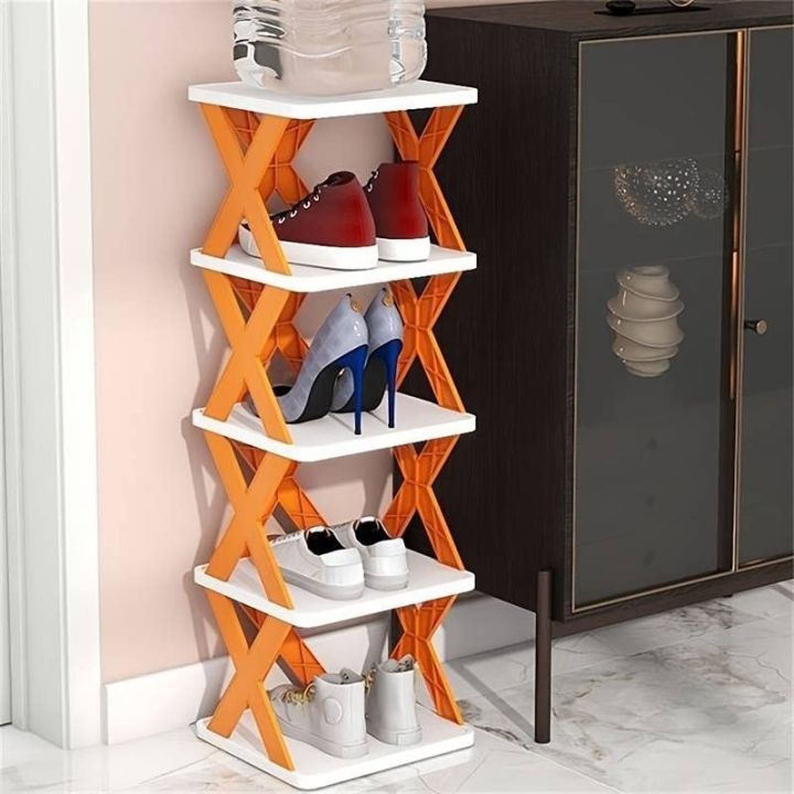 X-Shaped Shoe Rack