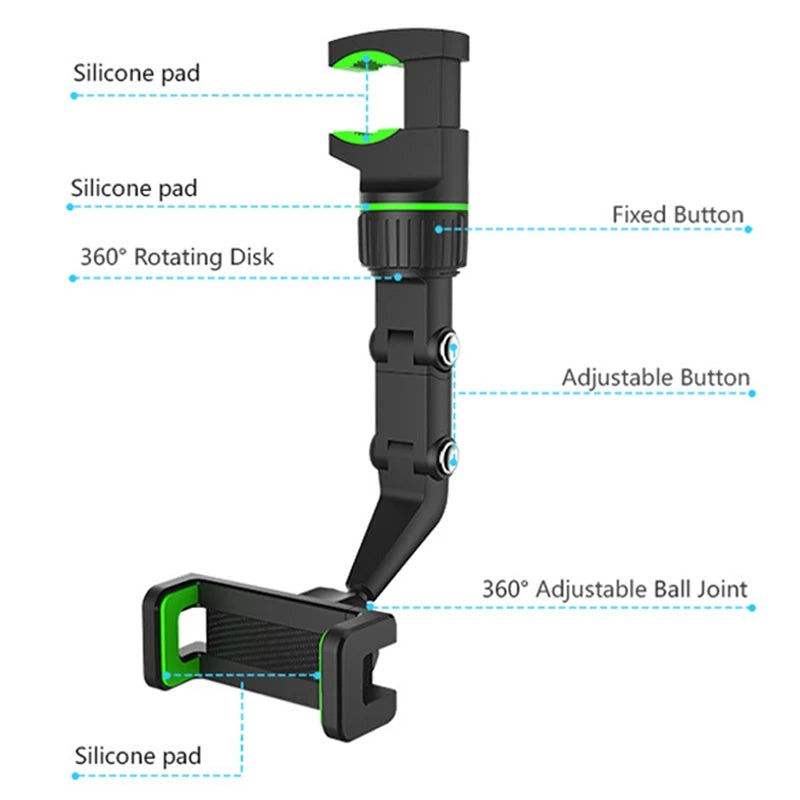 Multifunction Mobile Phone Holder for Car 360