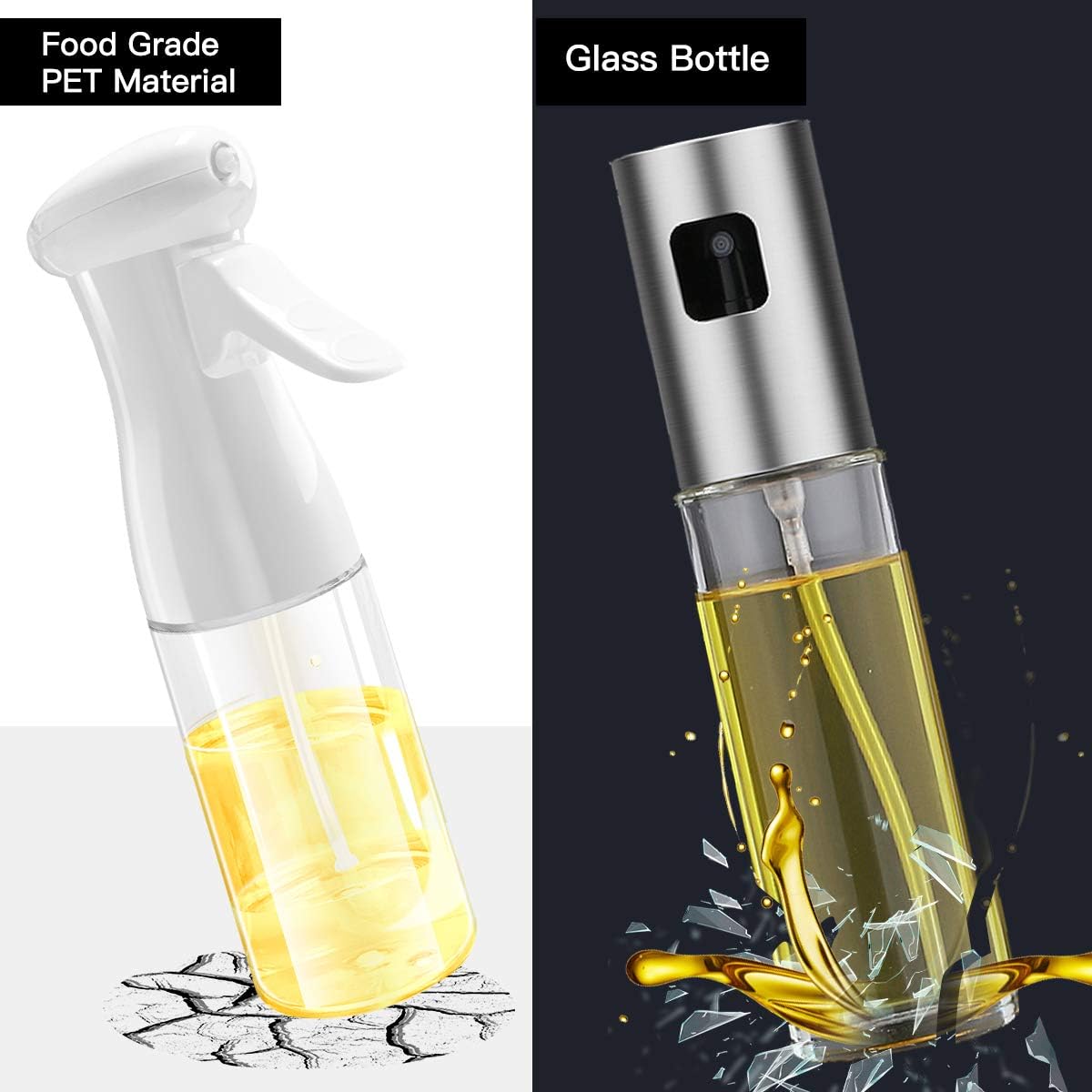 🍽️ Oil Spray Bottle for Cooking – Reusable & Easy to Use 🧴