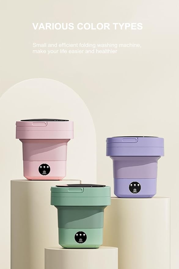 Portable mini laundry machine.       100% reviews ⭐🌟⭐⭐⭐⭐⭐
